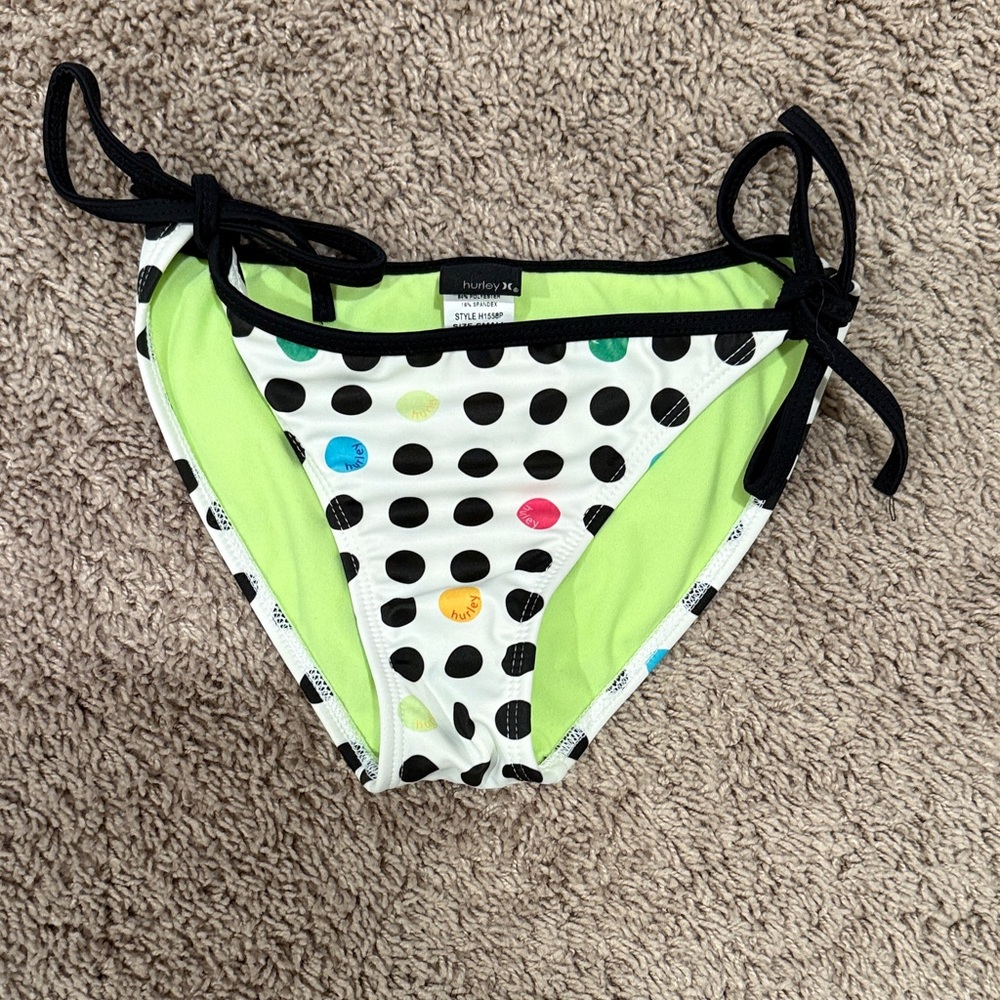 Hurley Neon Green Bikini Bottom